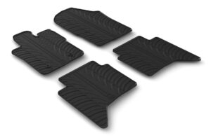 Set tappeti su misura in gomma - compatibile per  Ford Ranger (05/22>) automatico, solo Raptor