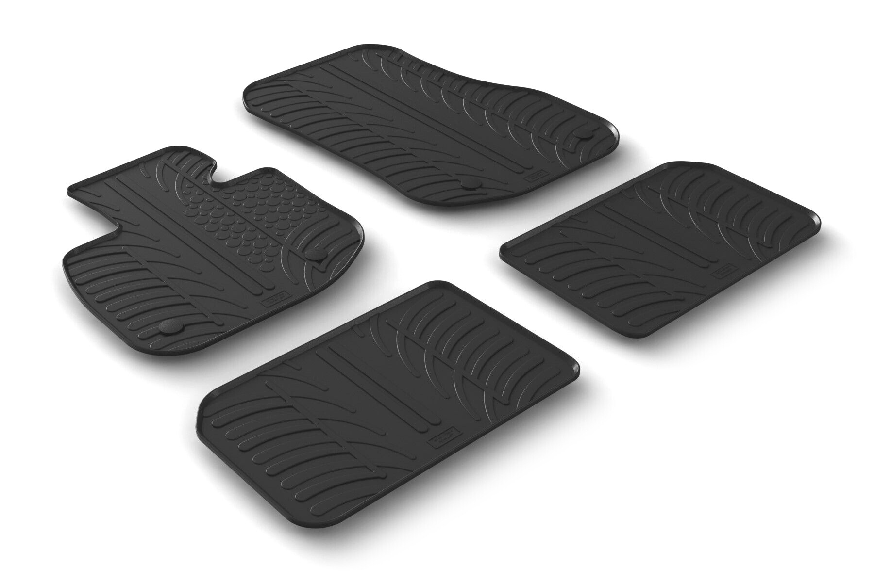 Set tappeti su misura in gomma - compatibile per Bmw X1 (U11) (08/22>) elettrica