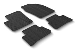Set tappeti su misura in gomma - compatibile per  Toyota C-HR (12/23>) automatico, ibrida