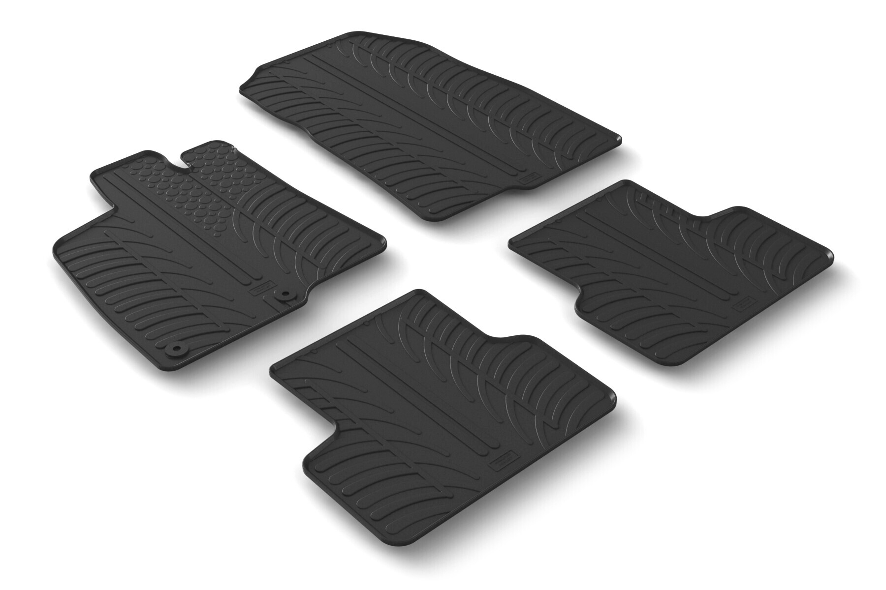 Set tappeti su misura in gomma - compatibile per Peugeot 3008 (12/23>) ibrida