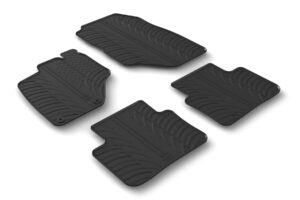 Set tappeti su misura in gomma - compatibile per Peugeot 5008 (09/24>) automatico