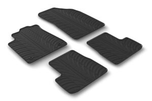 Set tappeti su misura in gomma - compatibile per Citroen C3 (07/24>) manuale