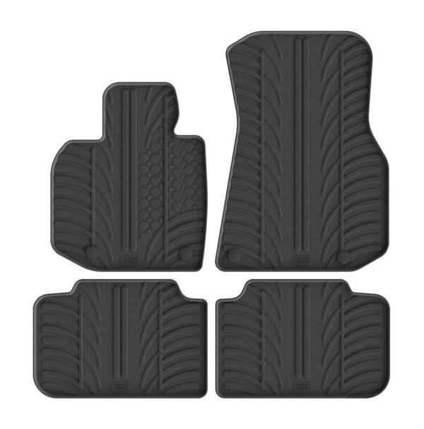 Set tappeti su misura in gomma - compatibile per Bmw X3 (G45) (09/24>) automatico