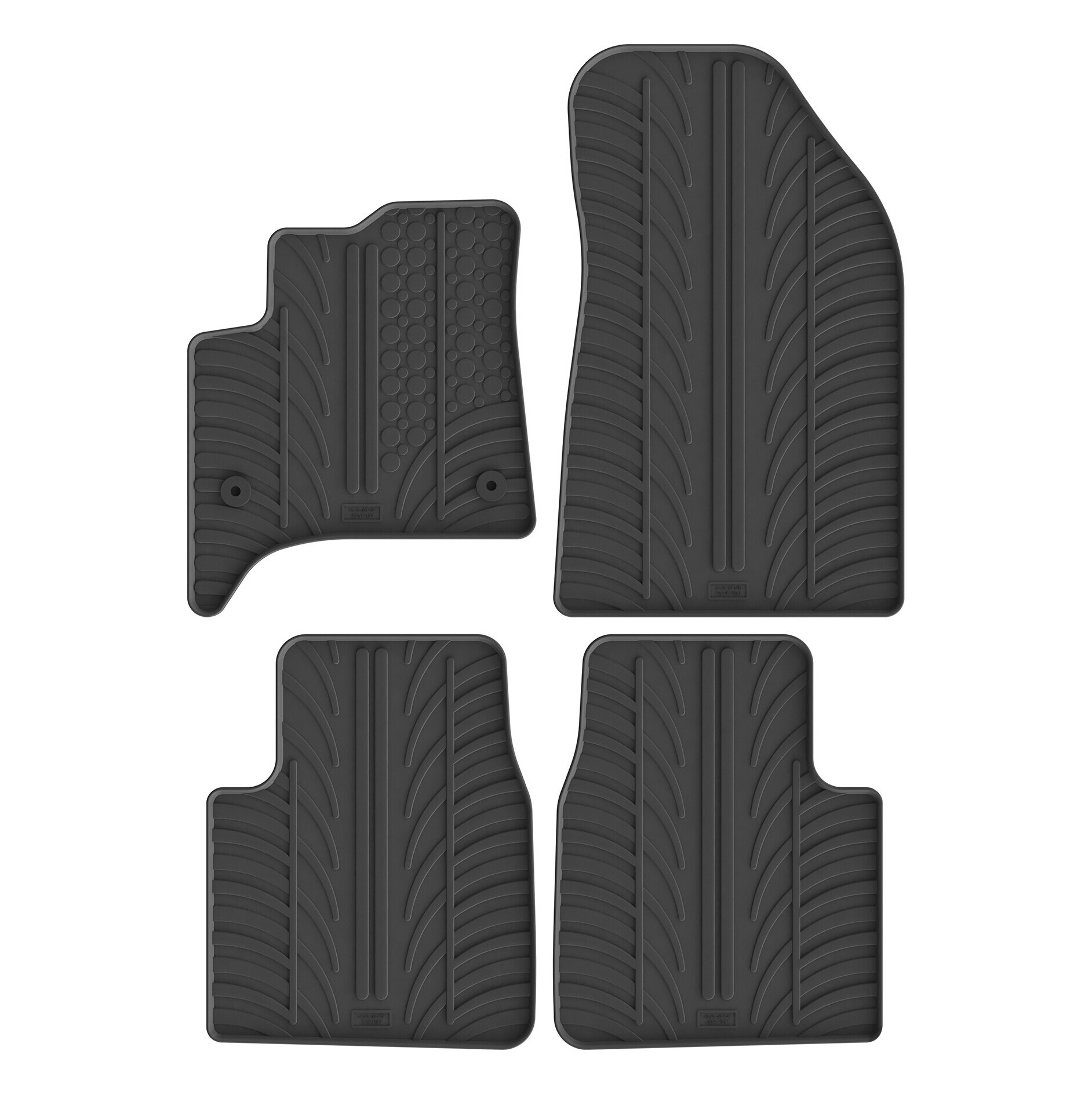 Set tappeti su misura in gomma - compatibile per Opel Frontera (09/24>) Mhev