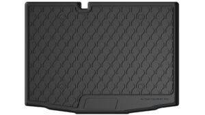 Vasca baule su misura in gomma sintetica - compatibile per  Skoda Fabia 5p (02/15>08/21) baule basso