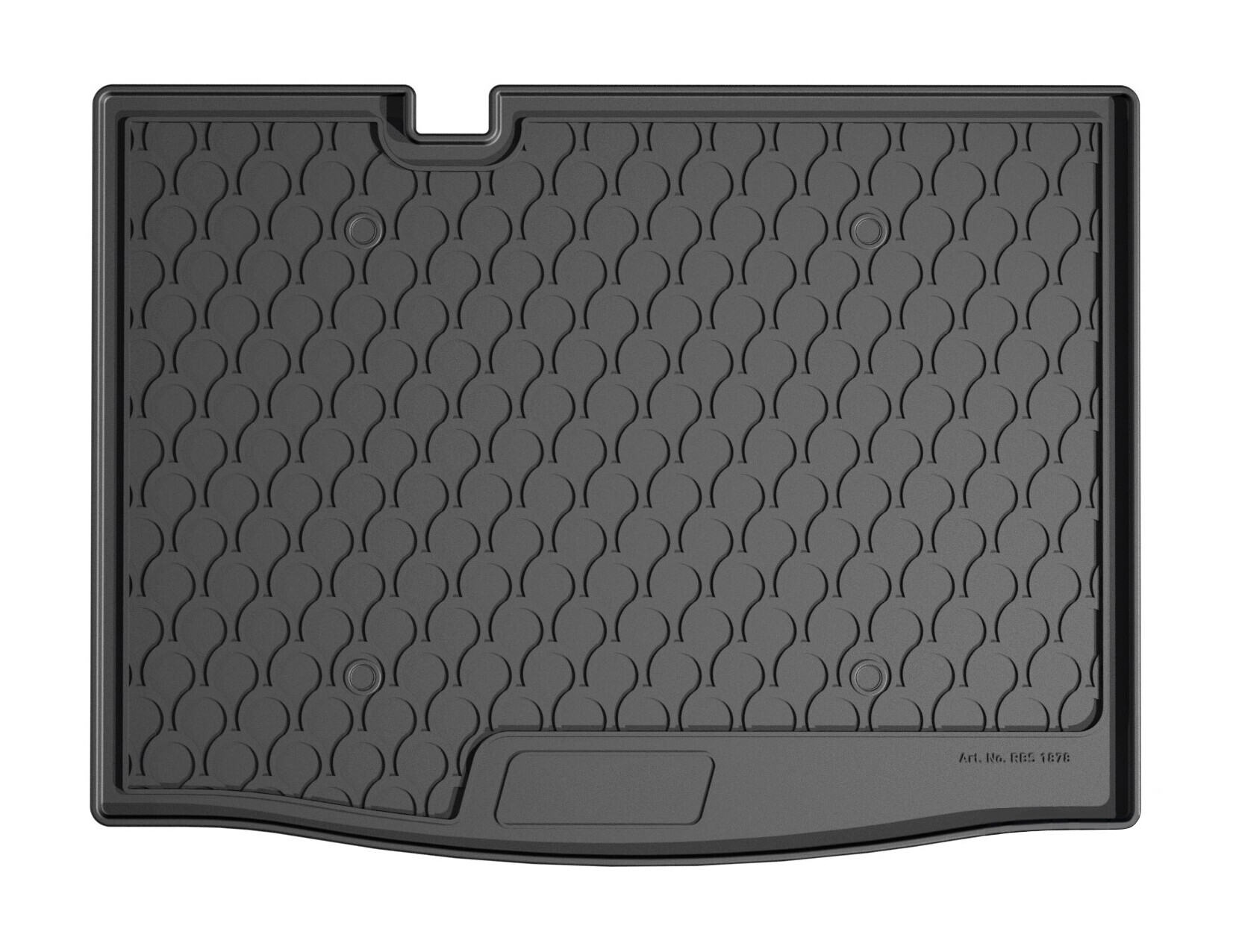 Vasca baule su misura in gomma sintetica - compatibile per Dacia Sandero Stepway (02/21>) baule basso