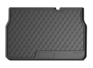 Vasca baule su misura in gomma sintetica - compatibile per Citroen C3 (11/16>06/24) baule basso