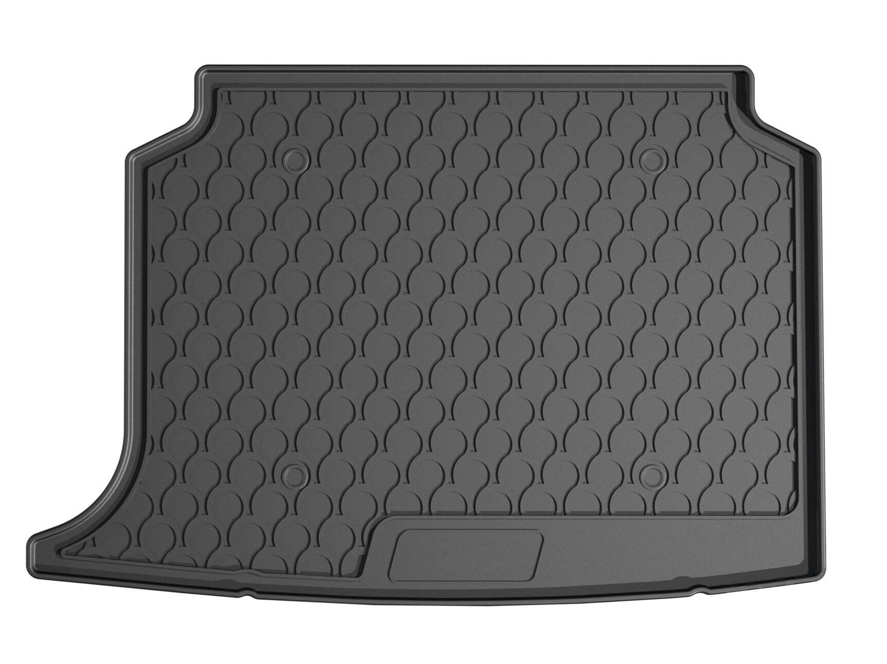 Vasca baule su misura in gomma sintetica - compatibile per MG MG4 (09/22>) baule basso, con rete, solo standard, comfort 1 Vasca baule su misura in gomma sintetica - compatibile per MG MG4 (09/22>) baule basso, con rete, solo standard, comfort