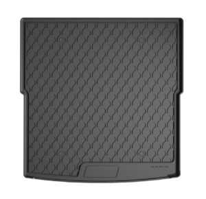 Vasca baule su misura in gomma sintetica - compatibile per  Skoda Kodiaq 5p (06/24>) baule alto