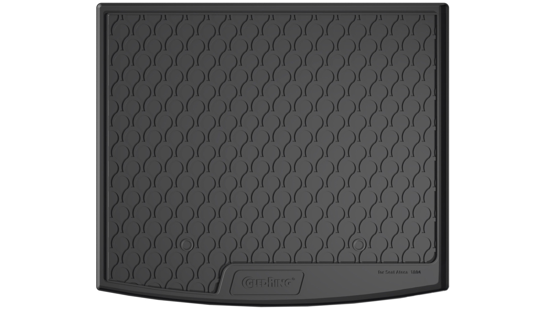 Vasca baule su misura in gomma sintetica - compatibile per Seat Ateca (07/16>) baule alto, pianale fisso