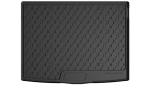 Vasca baule su misura in gomma sintetica - compatibile per  Ford Focus 5p (06/18>) baule alto, con ruota di scorta