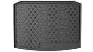 Vasca baule su misura in gomma sintetica - compatibile per Skoda Karoq (12/17>12/21) 4WD, baule basso