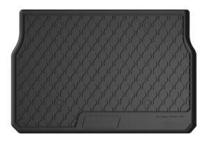 Vasca baule su misura in gomma sintetica - compatibile per  Peugeot 208 5p (04/12>10/19)