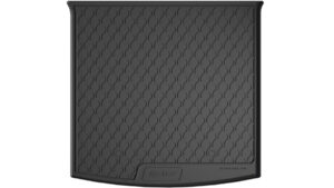 Vasca baule su misura in gomma sintetica - compatibile per  Skoda Kodiaq (04/17>05/24) baule alto, con ruota di scorta