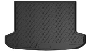 Vasca baule su misura in gomma sintetica - compatibile per  Hyundai Tucson (09/18>10/20) baule alto, con ruota di scorta