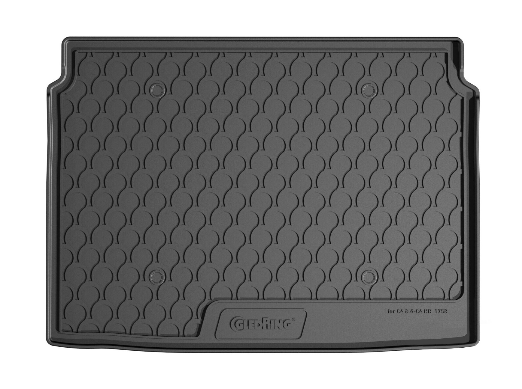 Vasca baule su misura in gomma sintetica - compatibile per Citroen C4 5p (11/20>) baule alto 1 Vasca baule su misura in gomma sintetica - compatibile per Citroen C4 5p (11/20>) baule alto