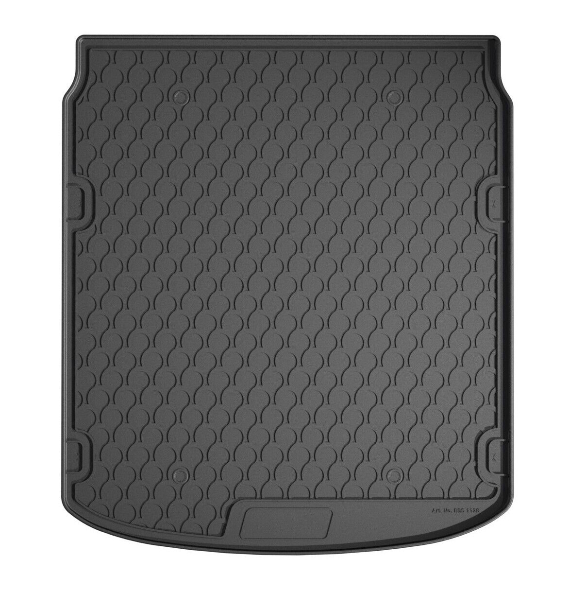 Vasca baule su misura in gomma sintetica - compatibile per Audi A6 4p (07/18>05/25)