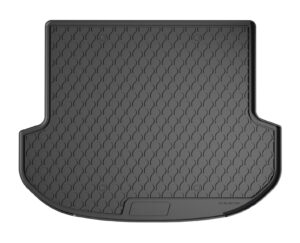 Vasca baule su misura in gomma sintetica - compatibile per Hyundai Santa Fe (11/18>06/24) baule alto, ibrida