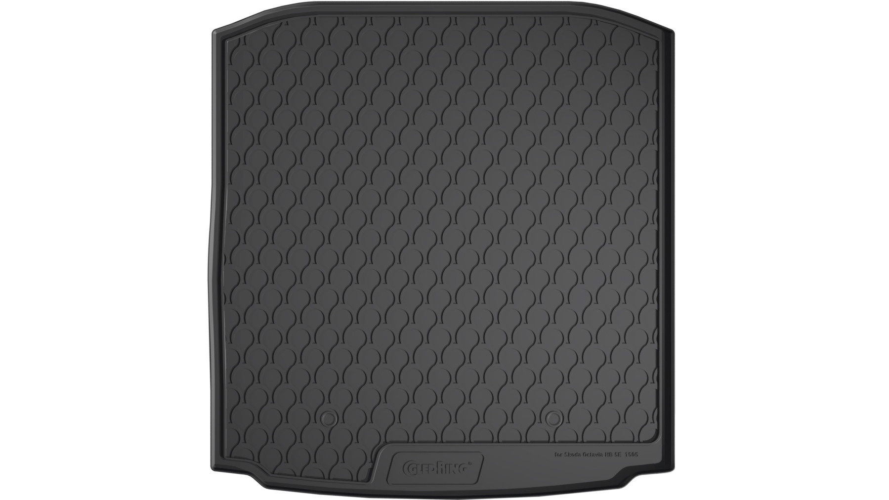 Vasca baule su misura in gomma sintetica - compatibile per Skoda Octavia 5p (03/13>05/20) baule basso