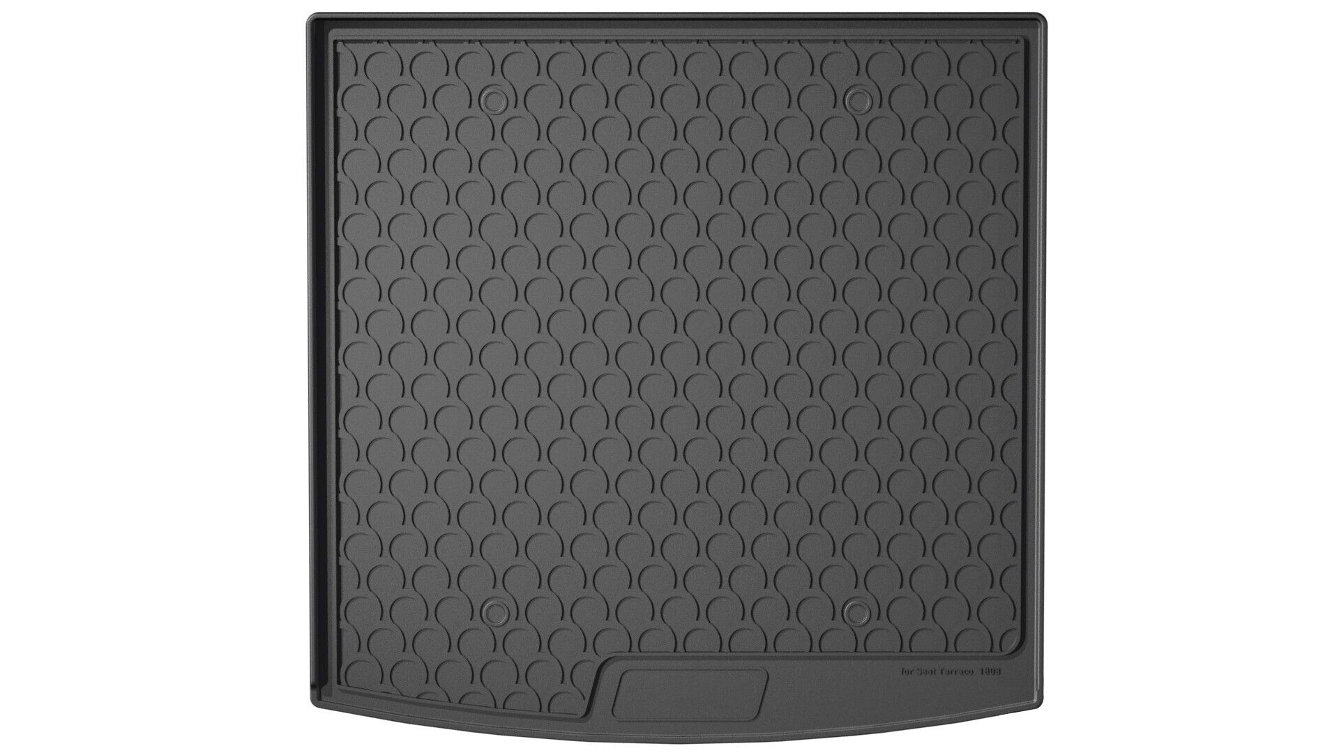 Vasca baule su misura in gomma sintetica - compatibile per Seat Tarraco (01/19>05/25) baule alto