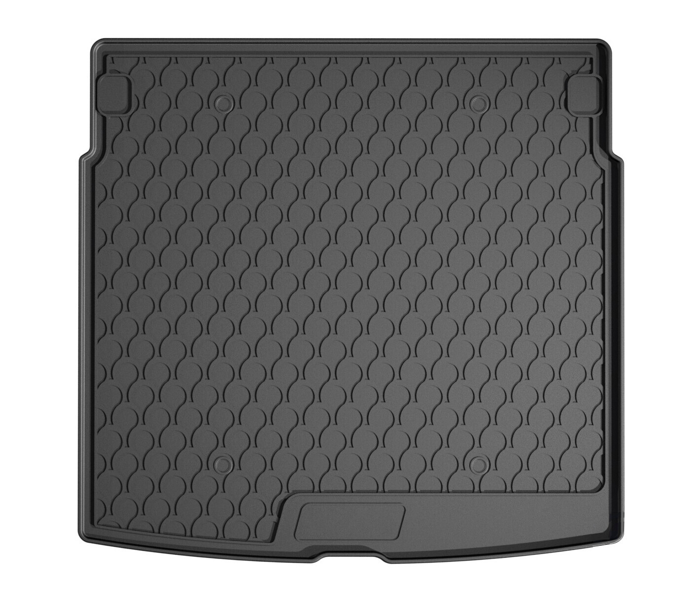 Vasca baule su misura in gomma sintetica - compatibile per Audi Q5 5p (01/25>) Mhev