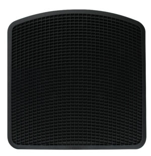 Top, tappetino in pvc - Nero