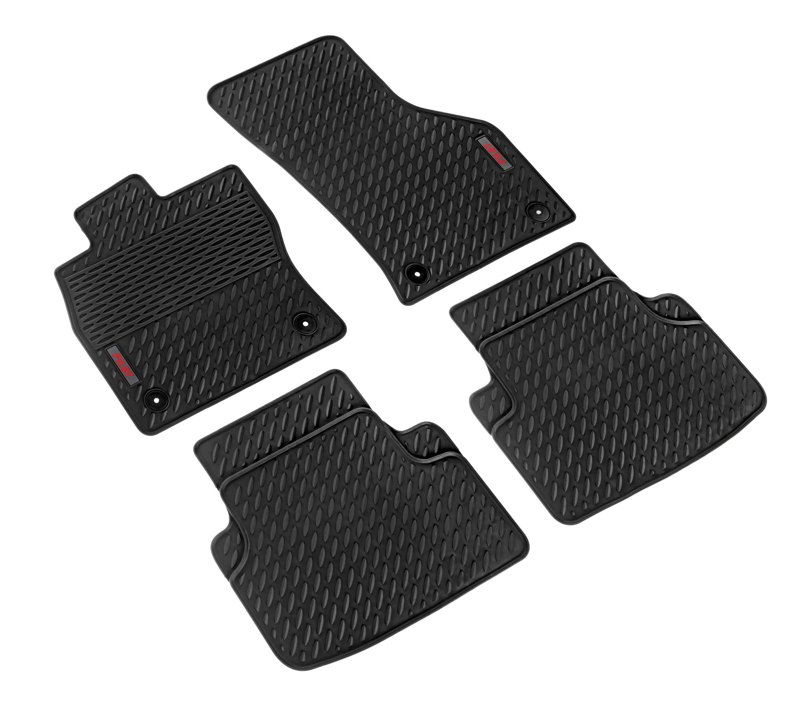 Pilot, set tappeti su misura in eco gomma - compatibile per Seat Leon 5p (01/13>05/20) no 4x4, no automatico - Seat Leon SC (06/13>09/18) no 4x4, no automatico - Seat Leon ST (01/14>05/20) no 4x4, no automatico - Seat Leon X-Perience (03/15>03/19) no 4x4, no automatico - Volkswagen Golf VII 3p (11/12>12/19) no automatico - Volkswagen Golf VII 5p (11/12>12/19) no automatico - Volkswagen Golf VII Variant (10/13>05/20) no automatico - Volkswagen Golf VIII 5p (01/20>) no automatico 1 Pilot, set tappeti su misura in eco gomma - compatibile per Seat Leon 5p (01/13>05/20) no 4x4, no automatico - Seat Leon SC (06/13>09/18) no 4x4, no automatico - Seat Leon ST (01/14>05/20) no 4x4, no automatico - Seat Leon X-Perience (03/15>03/19) no 4x4, no automatico - Volkswagen Golf VII 3p (11/12>12/19) no automatico - Volkswagen Golf VII 5p (11/12>12/19) no automatico - Volkswagen Golf VII Variant (10/13>05/20) no automatico - Volkswagen Golf VIII 5p (01/20>) no automatico