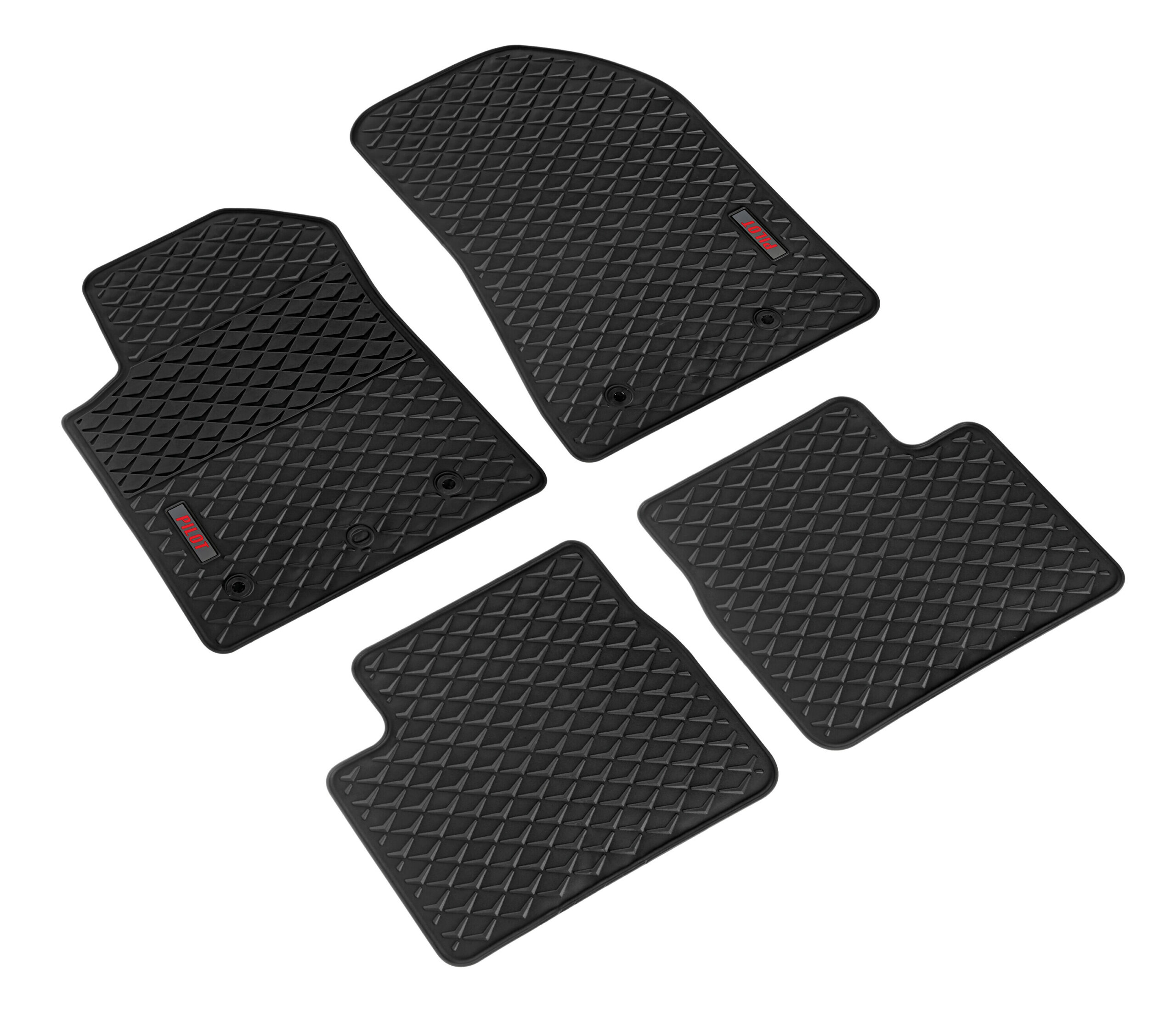 Pilot, set tappeti su misura in eco gomma - compatibile per Alfa Romeo Giulietta (04/10>04/21)