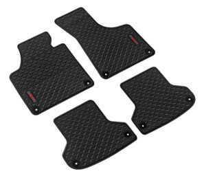 Pilot, set tappeti su misura in eco gomma - compatibile per Audi A3 3p (05/03>08/12) - Audi A3 Cabriolet (04/08>02/14) - Audi A3 Sportback (09/04>10/12)