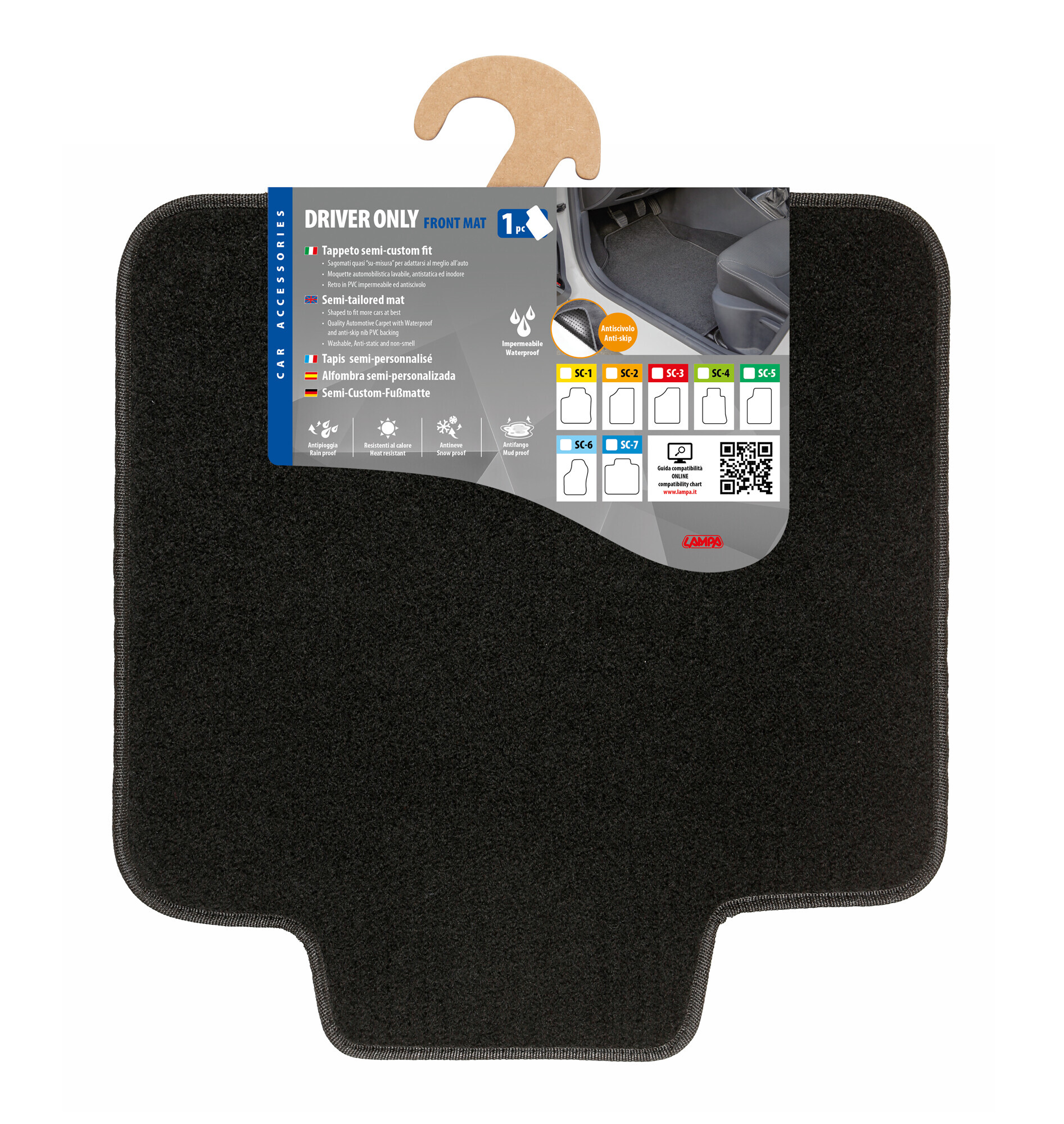 Driver Only, tappeto semi-custom fit - SC-7 - immagine 2