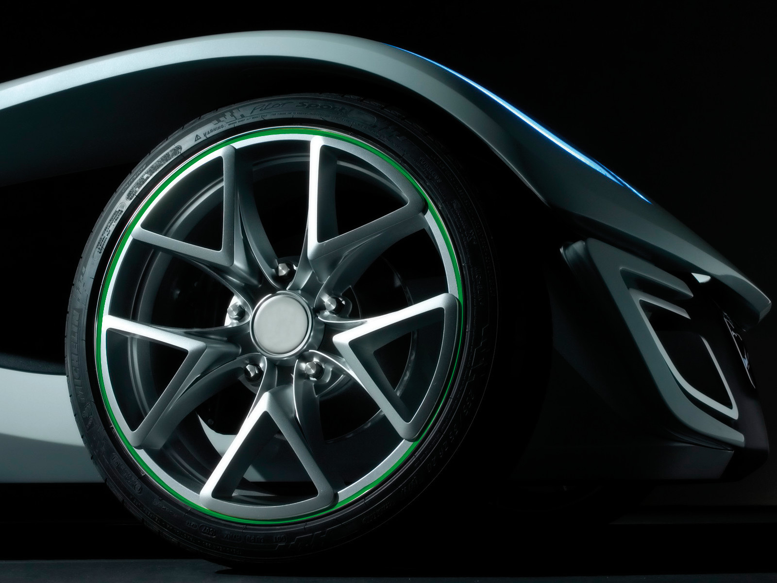 Rim-Stickers, profili adesivi ruota - Taglia 1 - Cromo - immagine 5