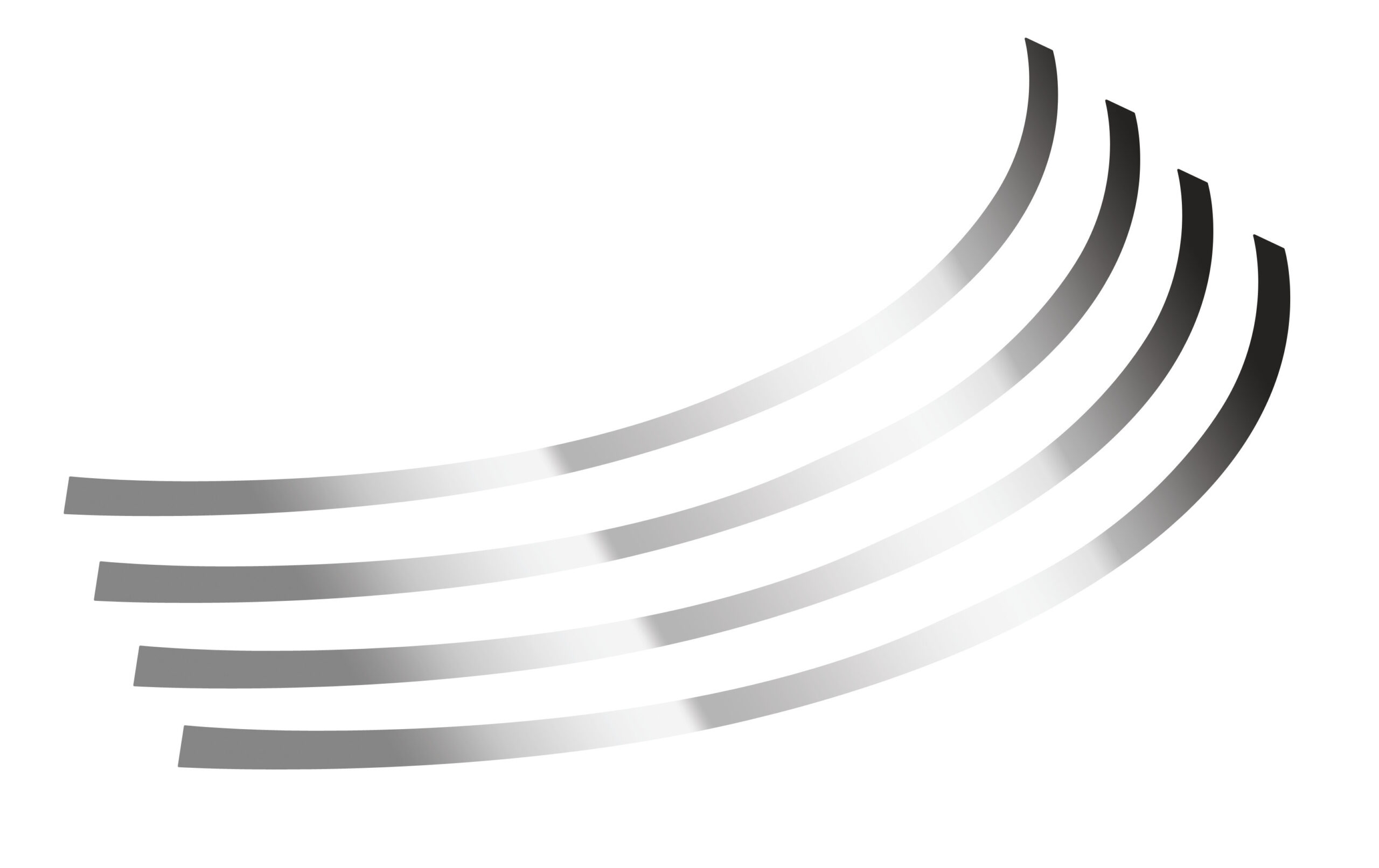 Rim-Stickers, profili adesivi ruota - Taglia 1 - Cromo