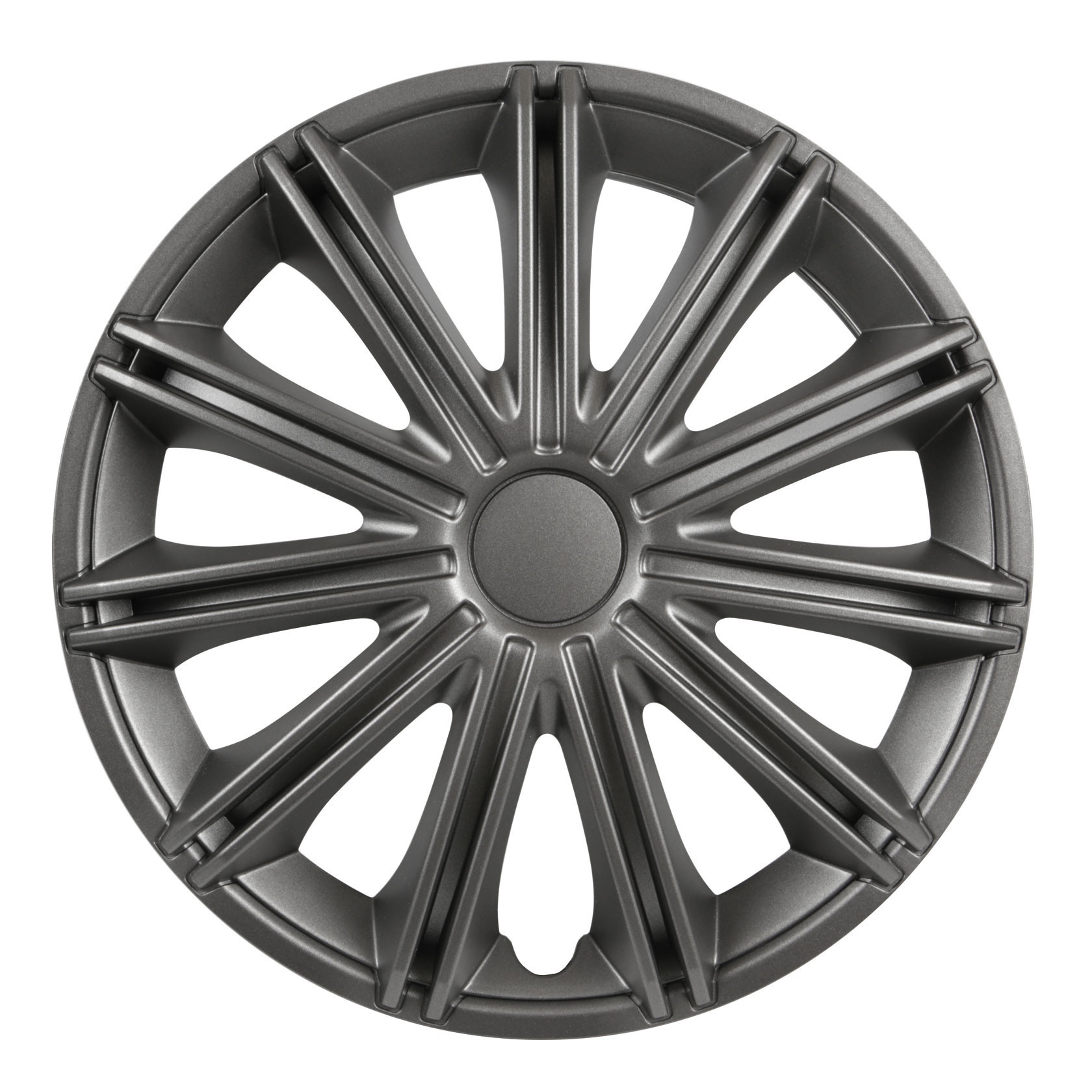 Nero Dark - Set 4 copricerchi - Ø 16"