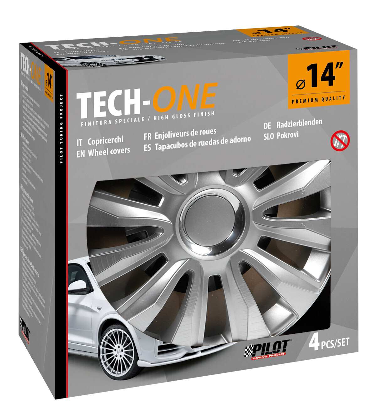 Avalone Pro - Set 4 copricerchi - Ø 14" - immagine 2