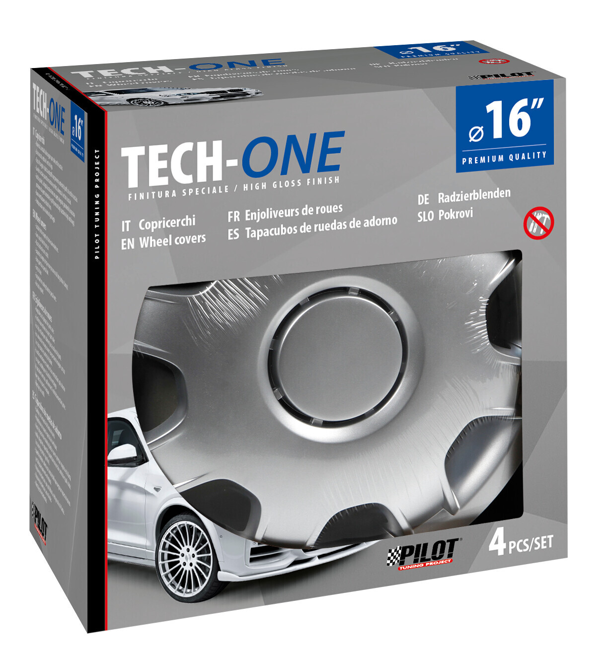 Speed Van - Set 4 copricerchi per furgoni / camper - Ø 16" - immagine 2