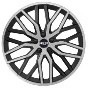 Speedster - Set 4 copricerchi - 15" - Nero/Argento