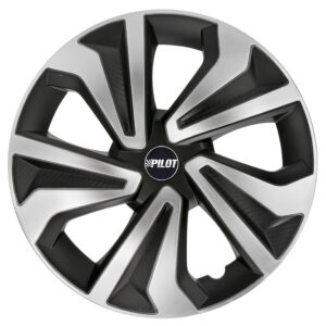 Vortexx - Set 4 copricerchi - 16" - Nero/Argento