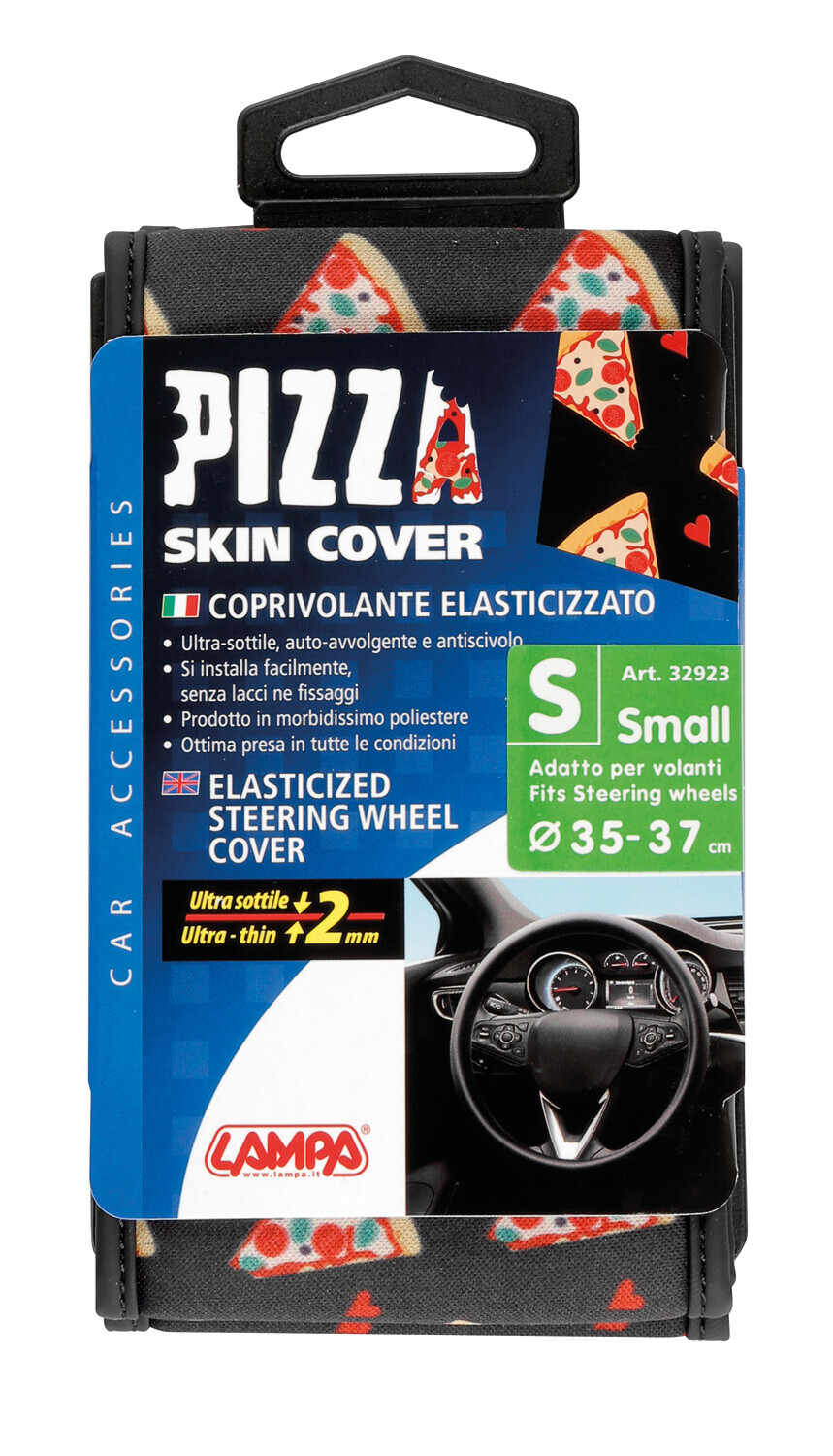 Skin-Cover, coprivolante elasticizzato in poliestere - Pizza - S - Ø 35/37 cm - immagine 2