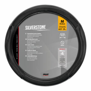 Silverstone, coprivolante in Skeentex - M - &Oslash; 37/39 cm - Nero