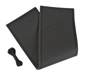 Standard, coprivolante in pelle - L - Ø 37/39 cm - Nero