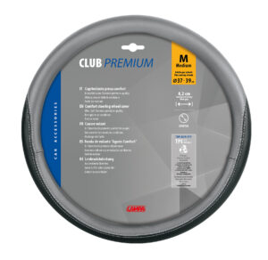 Club, coprivolante in Skeentex - M - &Oslash; 37/39 cm - Nero/Grigio