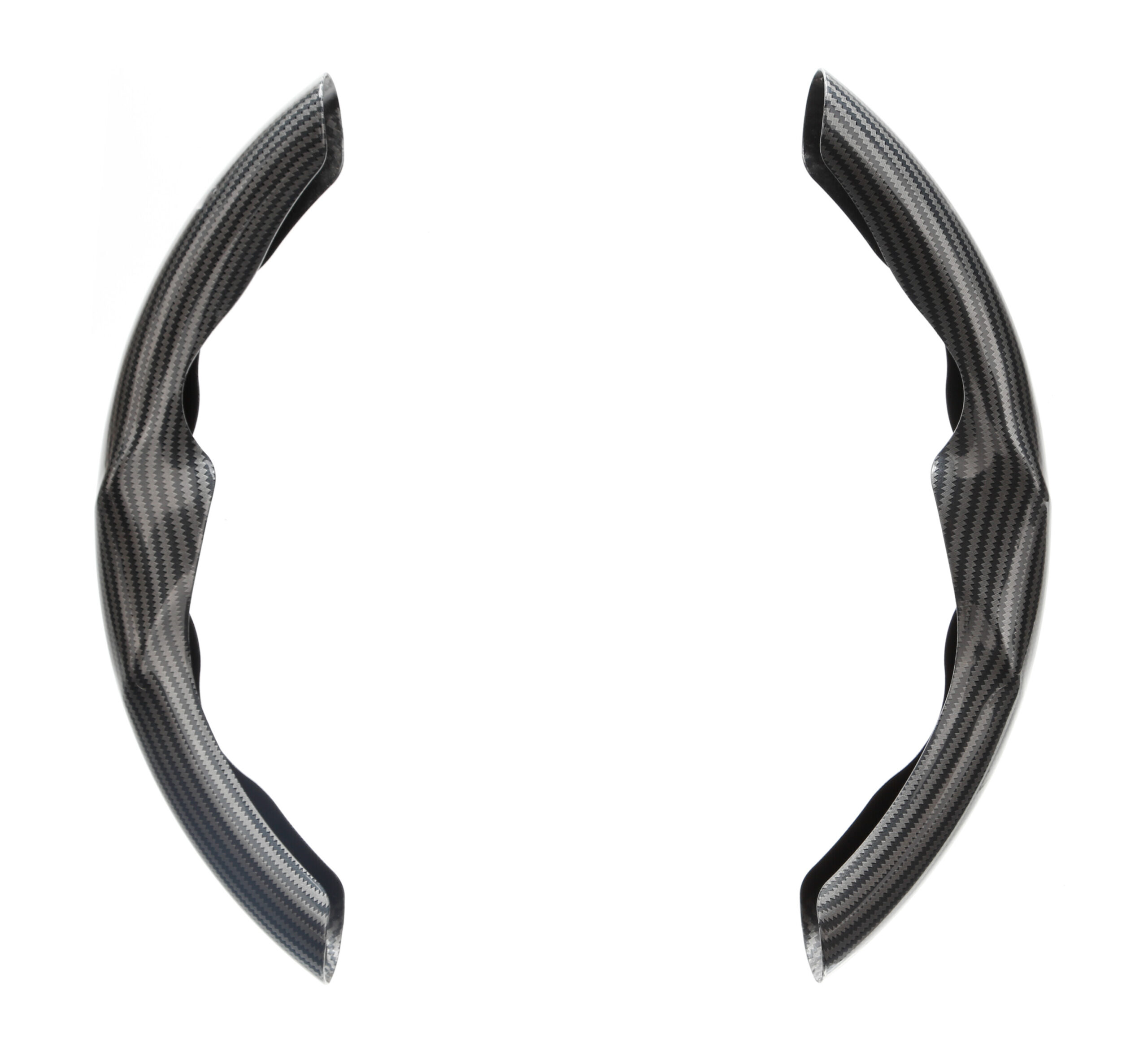 Grips, coprivolante sportivo in PVC, universale - Carbon-Look