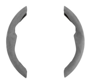 Grips, coprivolante sportivo in microfibra, universale - Grigio