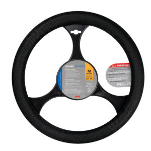 Air-Grip Nero, coprivolante ventilato - M - &Oslash; 37/39 cm
