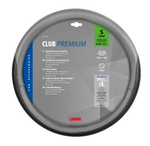 Club, coprivolante in Skeentex - S - &Oslash; 35/37 cm - Nero/Grigio