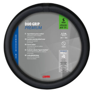 Duo-Grip, coprivolante in Skeentex - S - &Oslash; 35/37 cm - Nero