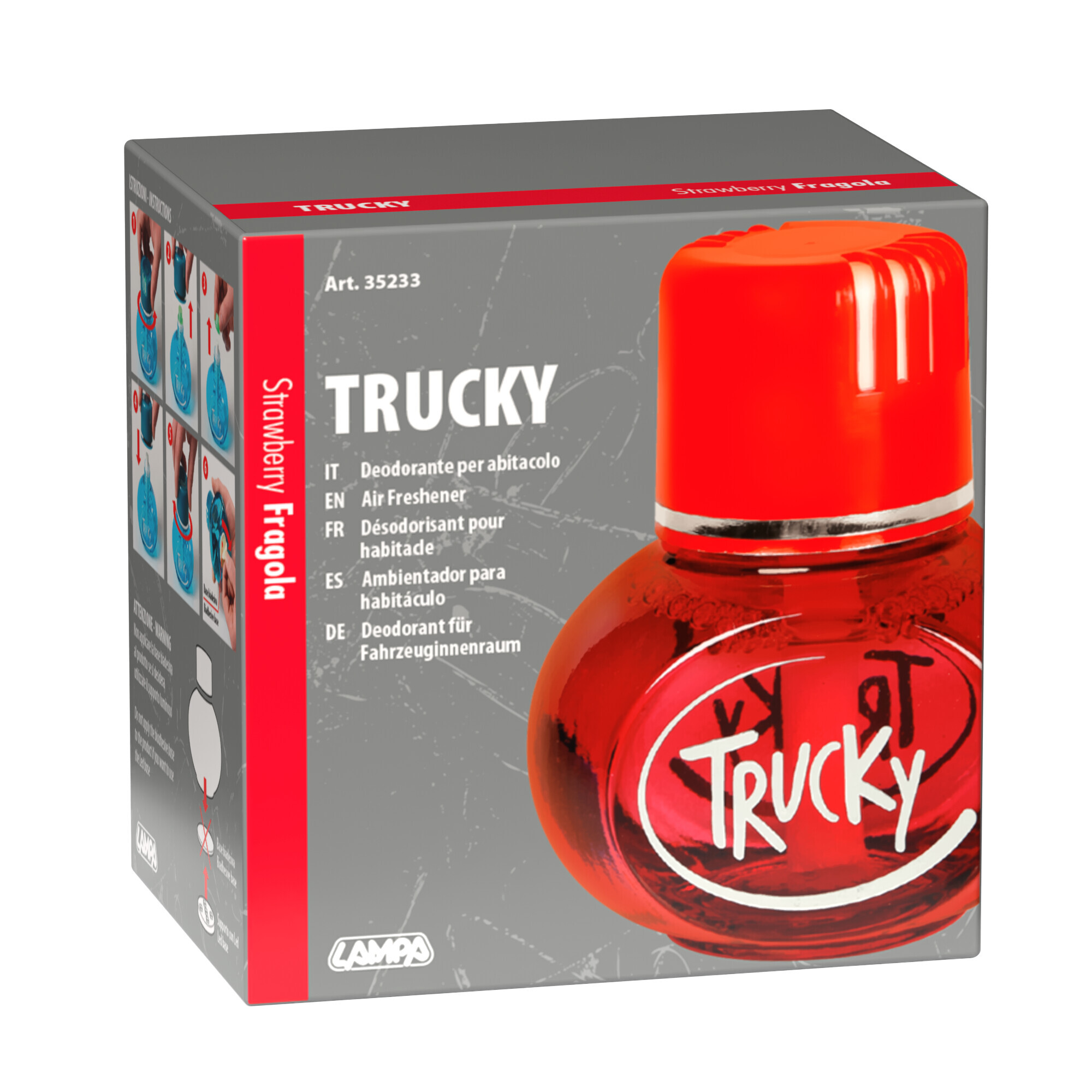 Trucky, deodorante per abitacolo - 150 ml - Fragola - immagine 2