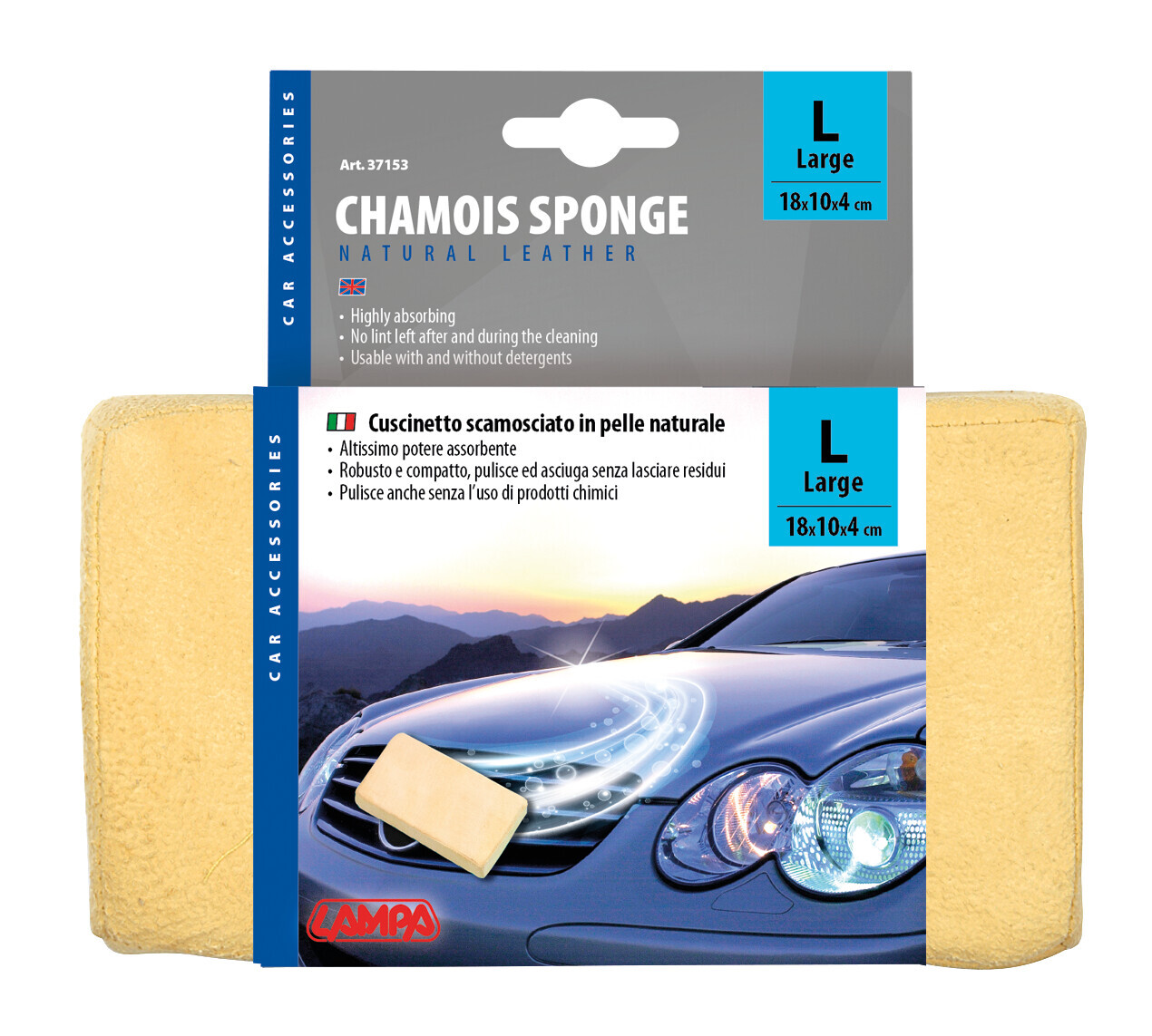 Cuscinetto scamosciato - L - Confezione da 10 pezzi - immagine 2