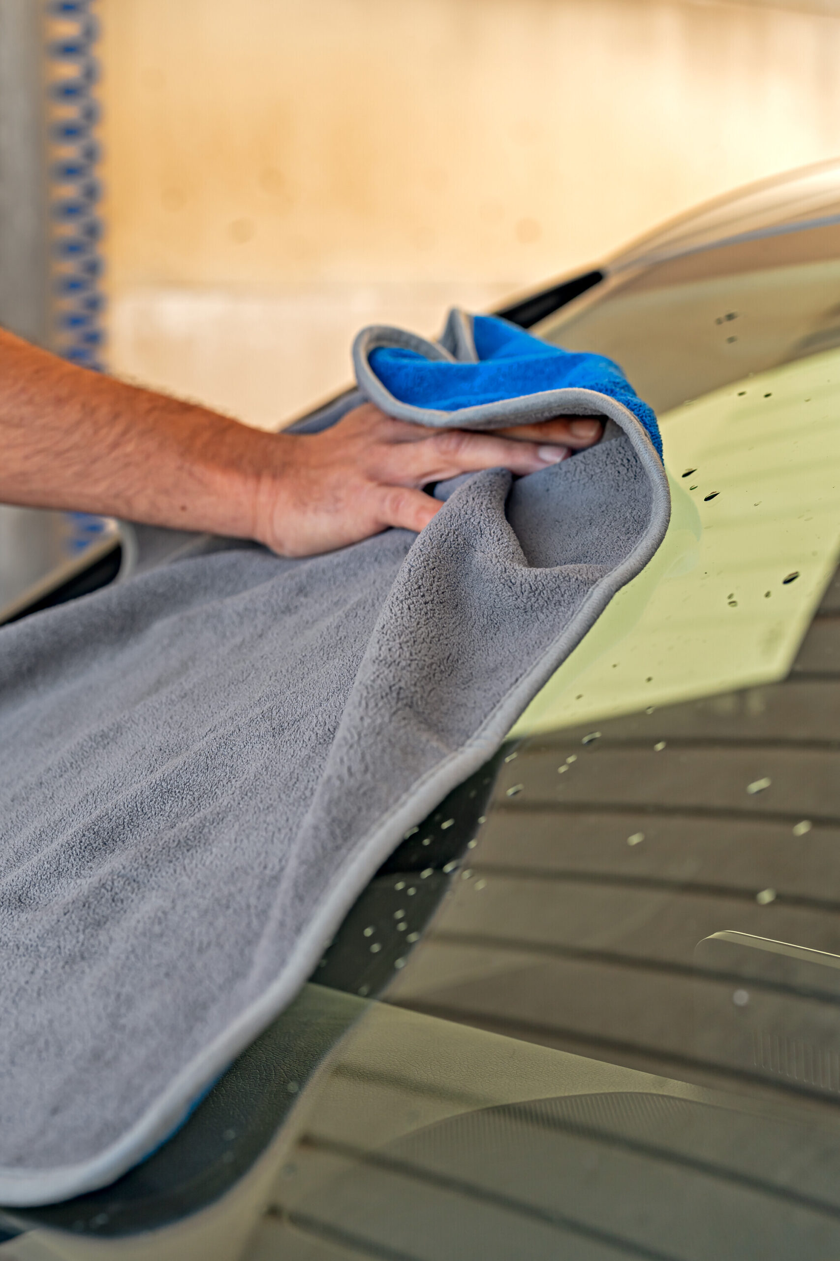 Premium Quality, panno in microfibra double-face - 50x70 cm - Grigio/Blu - immagine 10