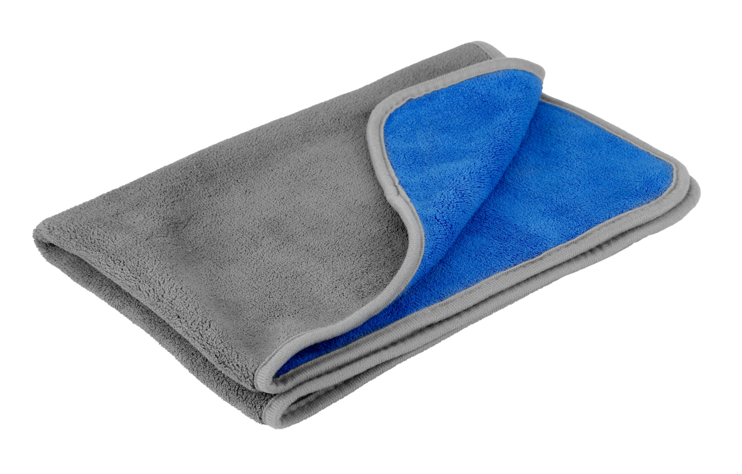 Premium Quality, panno in microfibra double-face - 50x70 cm - Grigio/Blu